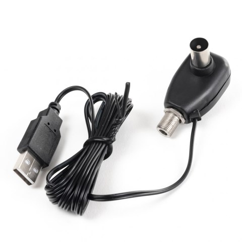 Spacetronik Adapter zasilacza anteny 5V USB wtyk F