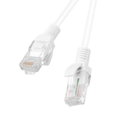 Lanberg Patchcord kat.5E UTP 20m biały