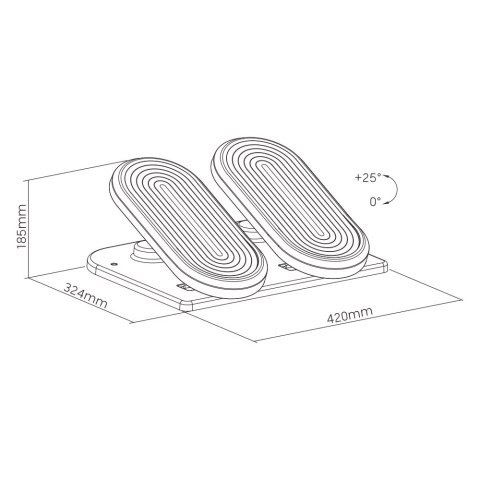 Podnóżek do stóp SPE-M08G ala mini steper SPACETRONIK