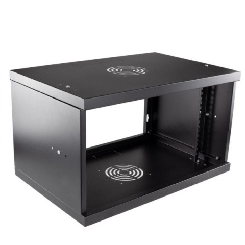 Szafa rack 19" 6U wisząca 525x350 RAL9004 drzwi s