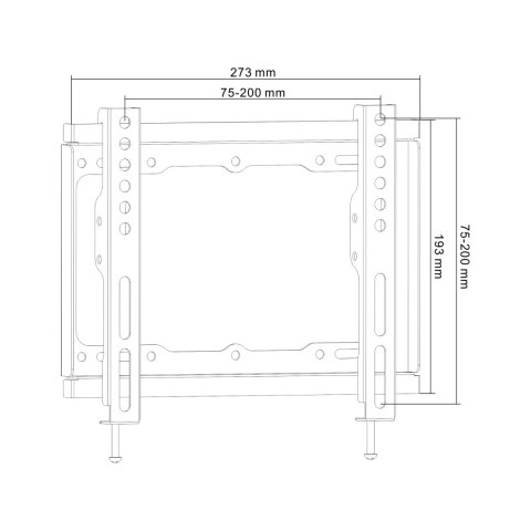 Uchwyt naścienny uniwersalny do LED TV (13-42") LP34-22F