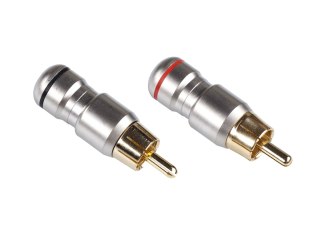 Wtyk RCA metalowy HD-287