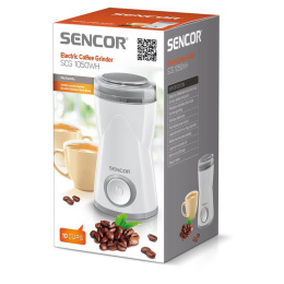 Młynek do kawy biały Sencor SCG 1050WH