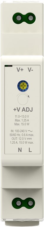 Zasilacz na szynę DIN Goobay 12V 1.25A 15W IP20