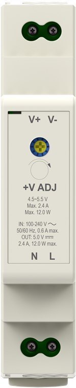 Zasilacz na szynę DIN Goobay 5V 2.4A 12W IP20