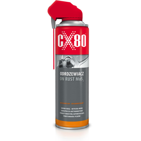 CX80 On Rust MoS2 błyskawiczny odrdzewiacz duo spray 500ml