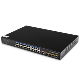 SWITCH 24x PoE+ GS5024PS4 400W 4x SFP +RJ Layer 3 Cudy