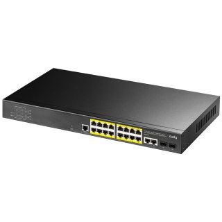 SWITCH PoE+ GS2018PS2 200W 2xSFP 16+2 Gigabit L2 Cudy