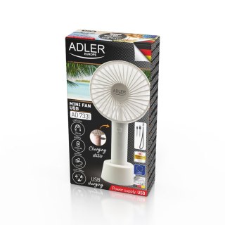 Mini wentylator przenośny 9cm USB Adler AD 7331w