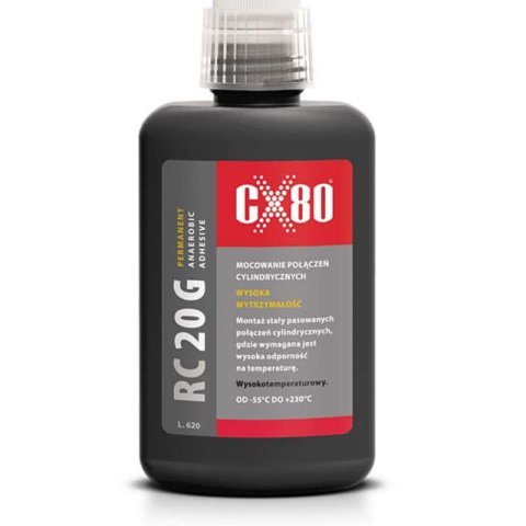 CX80 RC20G Klej anaerobowy do mocowania części walcowatych 250ml