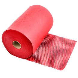 Papier nacinany plaster miodu Czerwony 30cm 100m Bublaki