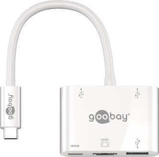 Adapter USB-C na HDMI 2xUSB USB 3.0 USB-C Goobay Goobay