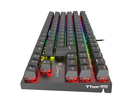 KLAWIATURA DLA GRACZY GENESIS THOR 300 TKL RGB RU PODŚWIETLENIE MECHANICZNA (USZKODZONE OPAKOWANIE)