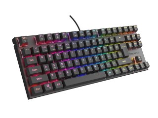 KLAWIATURA DLA GRACZY GENESIS THOR 303 TKL US PODŚWIETLENIE RGB MECHANICZNA SILENT SWIT (PO TESTACH)