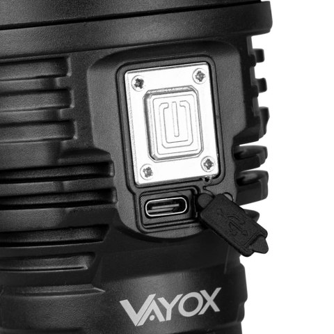 Latarka taktyczna szperacz 600lm 8LED VAYOX VA0114 VAYOX