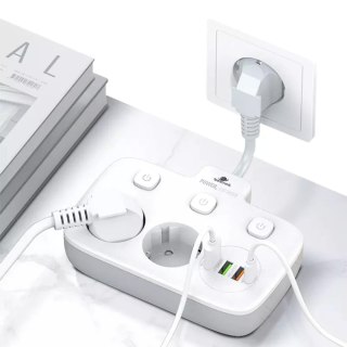 Listwa 2x zasilająca ładowarka 4xUSB USB-C PD QC