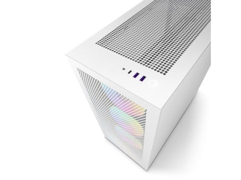 OBUDOWA NZXT H7 FLOW RGB MIDI TOWER Z OKNEM BIAŁA