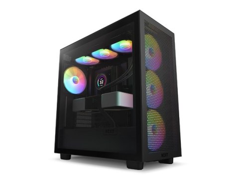 OBUDOWA NZXT H7 FLOW RGB MIDI TOWER Z OKNEM CZARNA