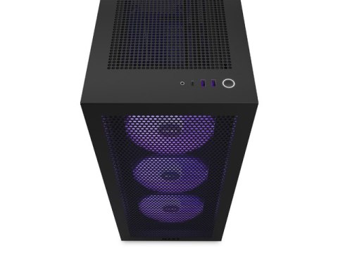 OBUDOWA NZXT H7 FLOW RGB MIDI TOWER Z OKNEM CZARNA