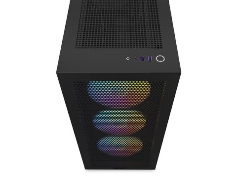 OBUDOWA NZXT H7 FLOW RGB MIDI TOWER Z OKNEM CZARNA