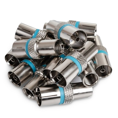 Gniazdo TV IEC żeńskie TWISTED TV-IECF02 1szt