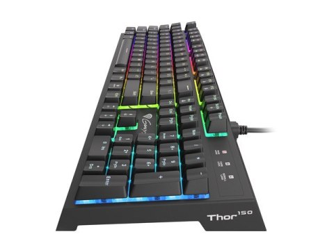 KLAWIATURA DLA GRACZY GENESIS THOR 150 US PODŚWIETLENIE RGB HYBRYDOWA GAMING (USZKODZONE OPAKOWANIE)