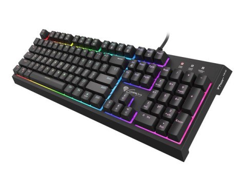 KLAWIATURA DLA GRACZY GENESIS THOR 150 US PODŚWIETLENIE RGB HYBRYDOWA GAMING (USZKODZONE OPAKOWANIE)