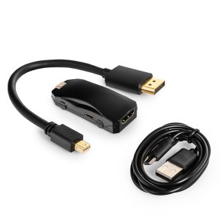 Konwerte mini DP, DP na HDMI Spacetronik SPH-C02 SPACETRONIK