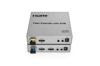 Konwerter HDMI na światłowód SPH-FO11 KVM 4K 60Hz SPACETRONIK