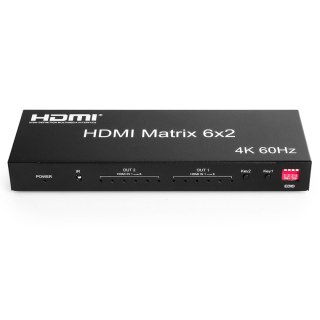 Matrix HDMI 6/2 Spacetronik SPH-M620 4K 60Hz SPACETRONIK