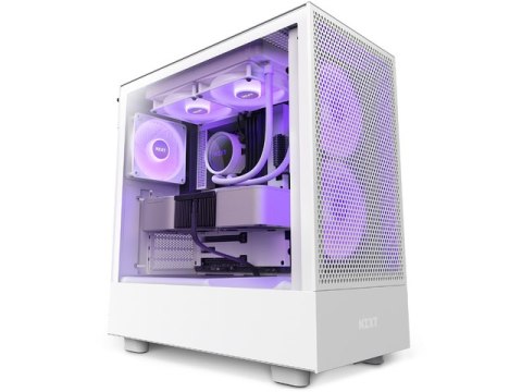 OBUDOWA NZXT H5 FLOW RGB MIDI TOWER Z OKNEM BIAŁA