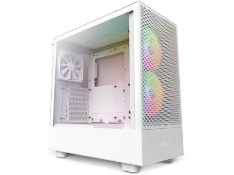 OBUDOWA NZXT H5 FLOW RGB MIDI TOWER Z OKNEM BIAŁA