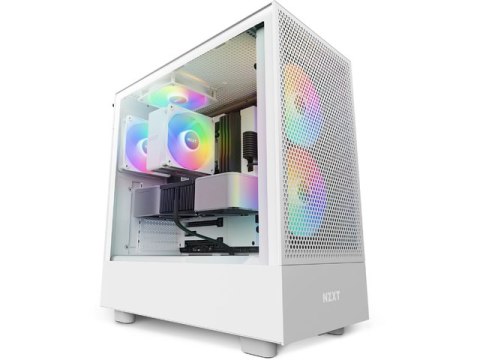 OBUDOWA NZXT H5 FLOW RGB MIDI TOWER Z OKNEM BIAŁA