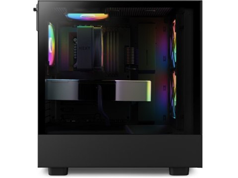 OBUDOWA NZXT H5 FLOW RGB MIDI TOWER Z OKNEM CZARNA