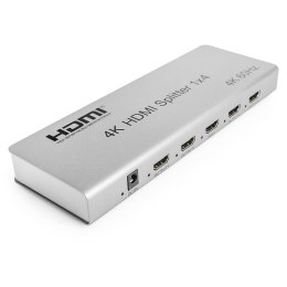 Rozgałęźnik HDMI 1x4 SPH-RS104_V46 4K 60 Hz CEC SPACETRONIK