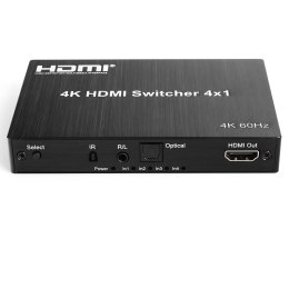 Sumator HDMI 4/1 Spacetronik SPH-S410 4K 60Hz SPACETRONIK