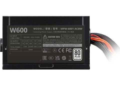 ZASILACZ COOLER MASTER ELITE NEX WHITE 600W 80+