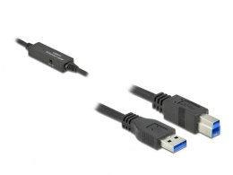 KABEL USB-A(M)->USB-B(M) 3.1 GEN 1 5M AKTYWNY CZARNY DELOCK