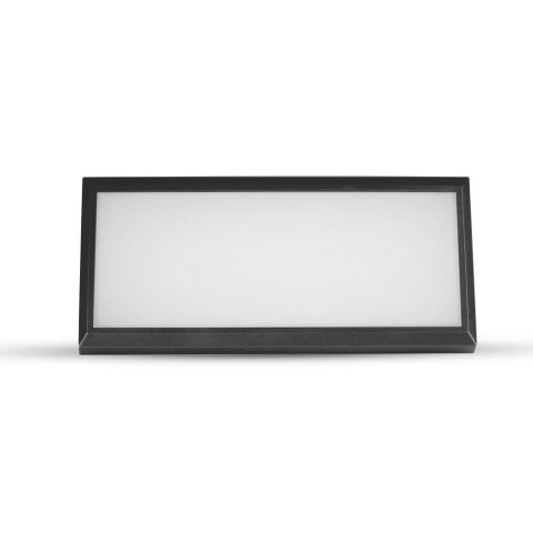 Oprawa Ścienna V-TAC 12W LED Ukośna Czarna IP65 VT-8054 3000K 1250lm