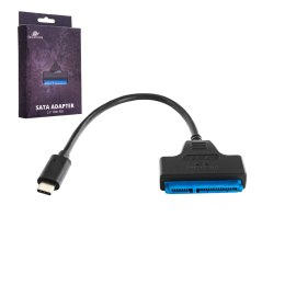 Adapter przejściówka SATA III na USB-C HDD SDD SPACETRONIK