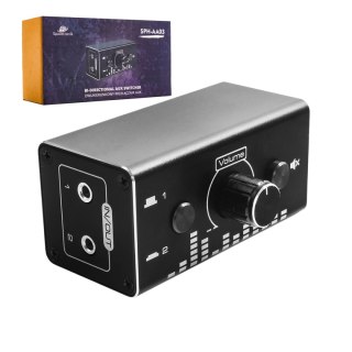 Dwukierunkowy przełącznik Hi-Fi Aux 3.5mm SPH-AA03 SPACETRONIK