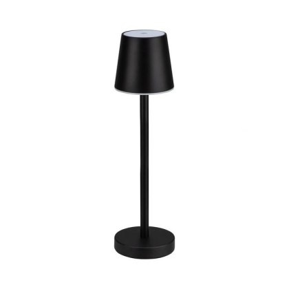Lampka Biurkowa Nocna V-TAC 3W LED 39cm Ładowanie Ściemnianie Czarna VT-7703 4000K 70lm