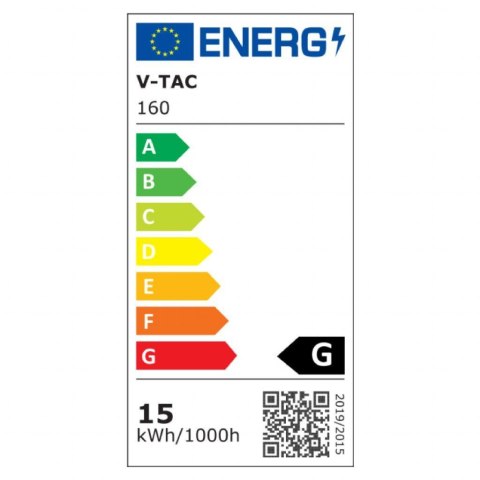 Żarówka LED V-TAC SAMSUNG CHIP 15W E27 A65 VT-215 4000K 1250lm 5 Lat Gwarancji