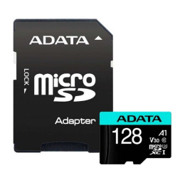 Karta pamięci microSD Premier Pro 128 GB UHS1 U3 V30 A2 + adapter Adata