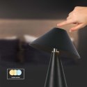 Lampka Biurkowa Nocna V-TAC 3W LED 24cm Ładowanie USB Ściemnianie Czarna VT-1051 3000K-6000K 200lm