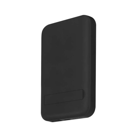 Power Bank V-TAC 10000mAh SLIM TYPE C Czarny Ładowanie bezprzewodowe VT-3529