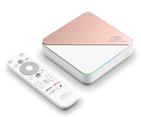 Przystawka SMART TV Box Android 11 + dongle tuner DVB-T2 Homatics R 4K Plus