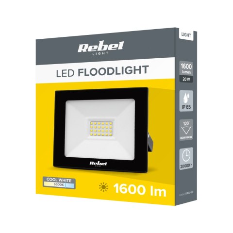 Reflektor LED Rebel 20W (24x2835 SMD) 6500K, 230V