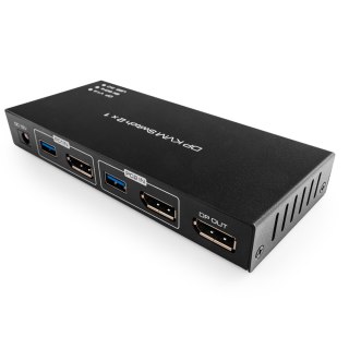 Switch KVM USB + DP Spacetronik SPD-KVM23 8K 60Hz SPACETRONIK