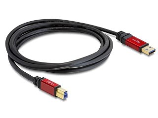 KABEL USB-A(M)->USB-B(M) 3.0 5M CZARNY PREMIUM DELOCK